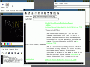Скриншот Mungkie linux