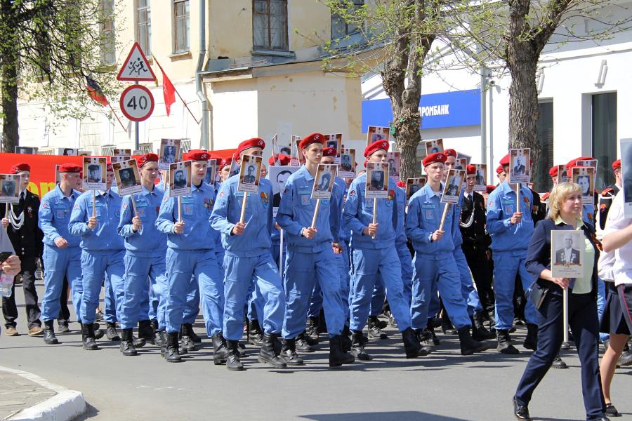 «Бессмертный полк» в День Победы 9 мая 2019 г. в Кирове