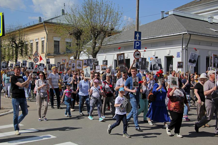 «Бессмертный полк» в День Победы 9 мая 2019 г. в Кирове