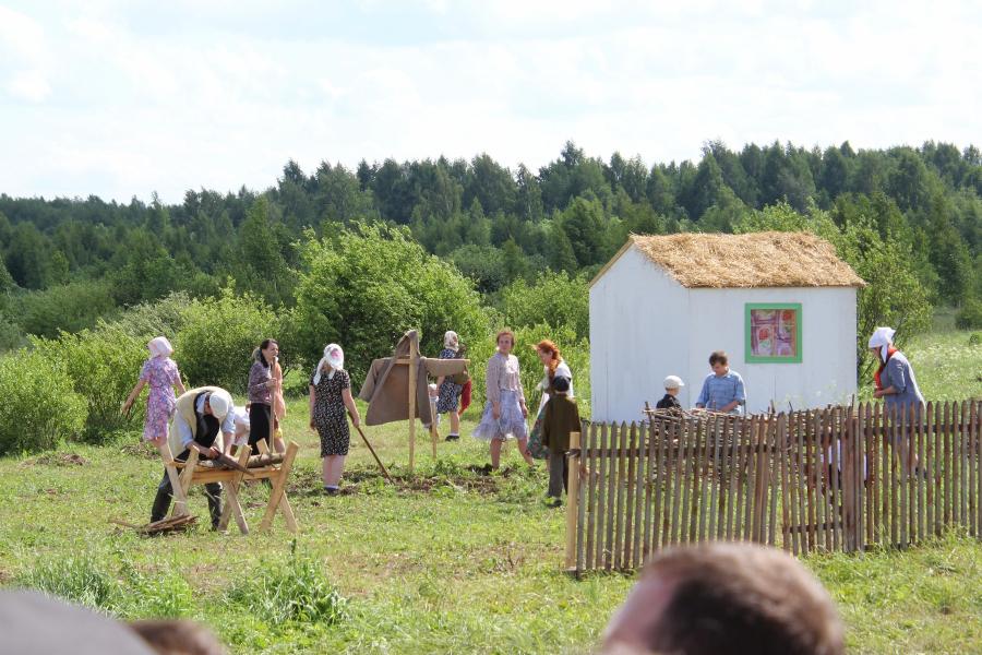 Жизнь в окккупированной немцами деревне - реконструкторский фестиваль «Живая история» 2019