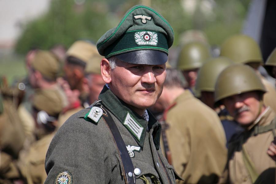 Портрет немецкого офицера - реконструкторский фестиваль «Живая история» 2019