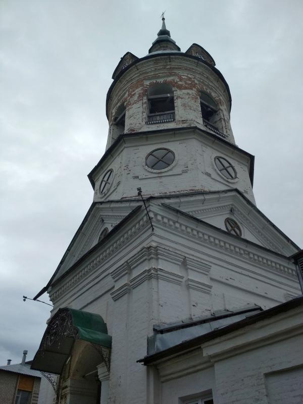 Колокольня Спасо-Преображенской церкви в Первомайском - поход выходного дня в Первомайский, Слободской район